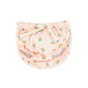 baby bloomers | light pink stripes w/ little flowers