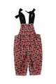 Baby Dungarees | Pink w/ animal print