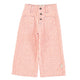 Flare trousers | light pink w/ animal print