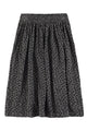 Long skirt | Grey w/ animal print