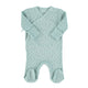 Newborn babygrow | Light green w/ little stars