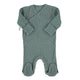 Newborn babygrow | Sage green w/ little stars