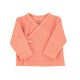 Newborn cardigan v-neck | terracotta