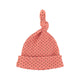 Newborn hat | terracotta w/ little hearts
