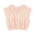 sleeveless blouse w/ collar | light pink w/ yellow flowers