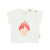 baby t'shirt | ecru w/ heart print