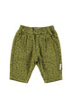 Baby Unisex trousers | Khaki w/ black flowers