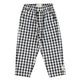 unisex trousers | black & white checkered