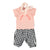 baby t'shirt | light pink w/ "stay fresh" print