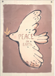 ORGANIC COTTON/CANVAS WALLHANGING/PEACEBIRD 100X70CM