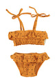 bikini | camel w/ black hearts
