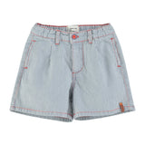 boy shorts | ecru w/ indigo stripes
