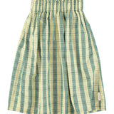 long skirt | light yellow checkered
