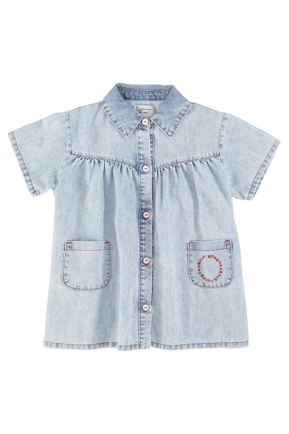 short dress | blue light denim – piupiuchick