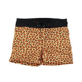 Boy Swim Shorts in Animal Print – Mustard