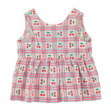 Top | ecru w/ cherries allover