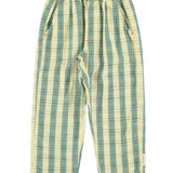 unisex trousers | light yellow checkered