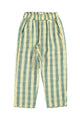 unisex trousers | light yellow checkered