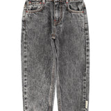 Unisex Denim Trousers Washed Black