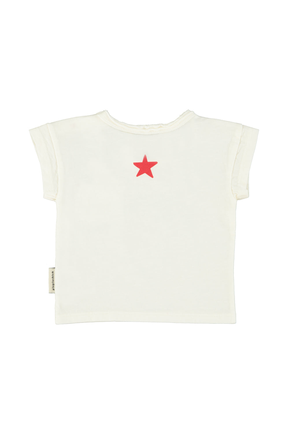 baby t-shirt |ecru w/ "peace" print
