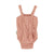 Baby playsuit w/ thin straps |  light pink w/ red sunshade allover