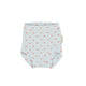 baby blommers | light blue w/ red sunshade allover