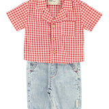 baby trousers | blue light denim