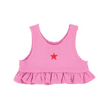 top | pink w/ "peace" print