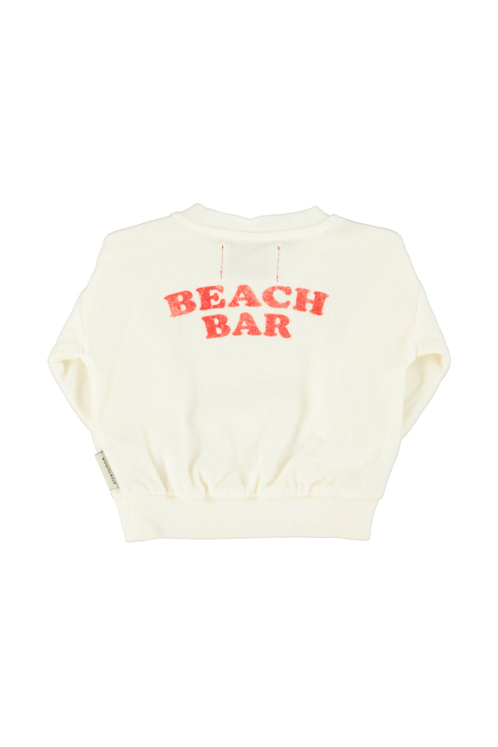 baby sweatshirt | ecru w/ ice cream print