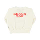 baby sweatshirt | ecru w/ ice cream print