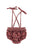 Baby blommers w/ straps | Pink w/ animal print