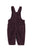 Baby dungarees | Aubergine corduroy