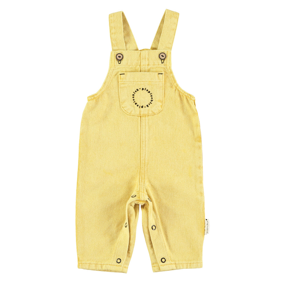 Baby dungarees Yellow mustard piupiuchick