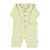 Baby jumpsuit | Yellow w/ little flowers
