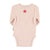 Baby long sleeve body | Light pink w/ multicolor house print