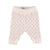Baby ribbed leggings | Pink w/ green little boats