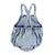 Baby romper | Washed light blue denim