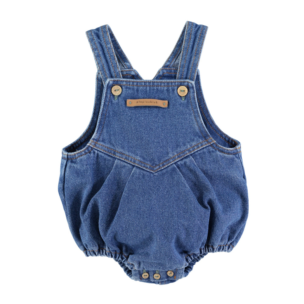 Baby Denim Dungarees Outfit | Outfits with hats, Summer baby clothes, Baby  denim outfit