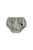 Baby shorties | Light grey w/ black flowers