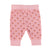 Baby trousers terry cotton | Pink w/ multicolor arrows