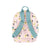 backpack | light pink  w/ yellow flowers