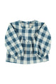 Baby blouse | Blue & white checkered