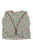 Blouse | Green checkered w/ flowers