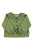 Blouse w/ collar | Green checkered