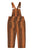Dungarees | Brown w/ black stripes