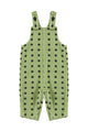 Baby Dungarees | Green w/ black stars