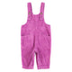 Baby dungarees | Magenta corduroy