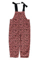 Dungarees | Pink w/ animal print