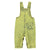 Baby dungarees | Washed acid yellow denim