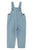 Dungarees | Washed blue denim w/ black hearts